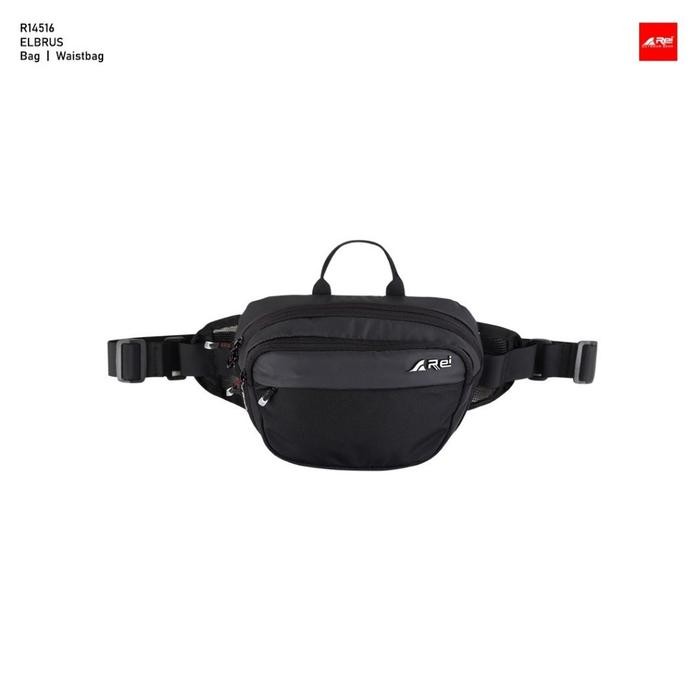 ORIGINAL Tas Pinggang / Waist Bag Elbrus Arei Outdoorgear - HITAM