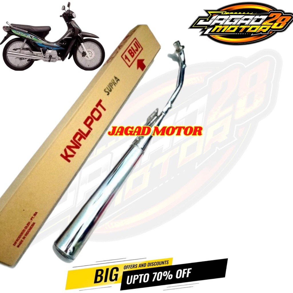 Knalpot Motor Honda Supra X Lama / Knalpot Standar Honda Supra X Lama / Knalpot Supra X Lama Berkual