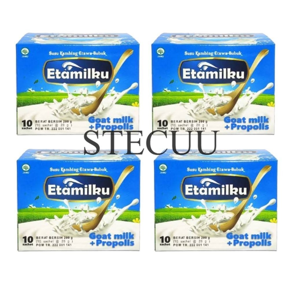 

4 BOX ETAMILKU susu kambing etawa plus propolis asli 100% original