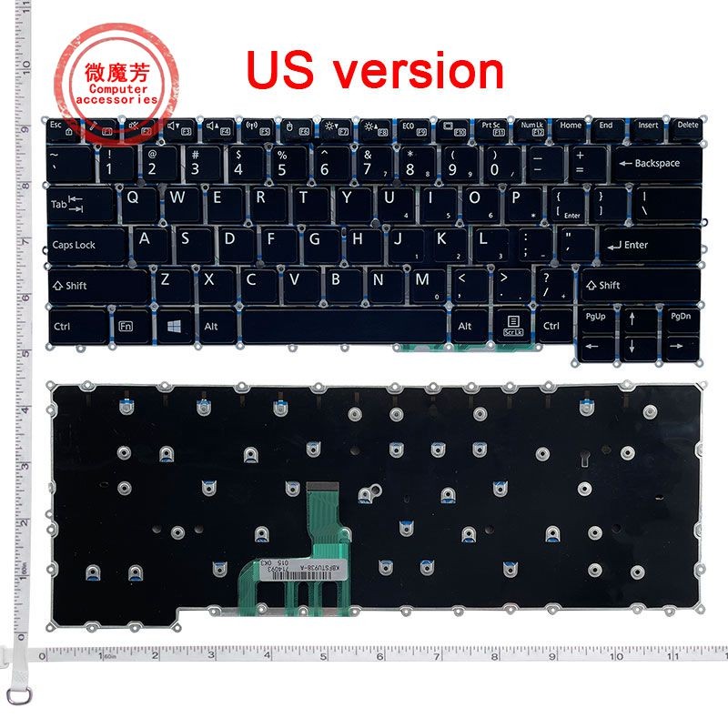 US Laptop Keyboard For Fujitsu U9310 U9310X U9311 U9311A U9311X U937 U938 U939 U939X 5U13A2 9U13A1 9