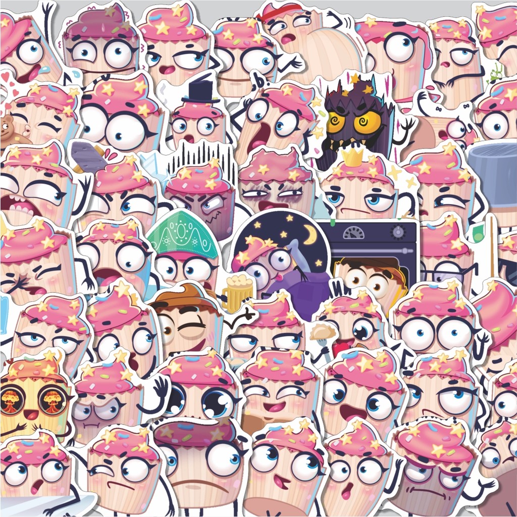 

Stiker Cutting Pack Stiker Vk Sweet Puppy Dekorasi Lucu Kreatif untuk Notebook, Skateboard, HP