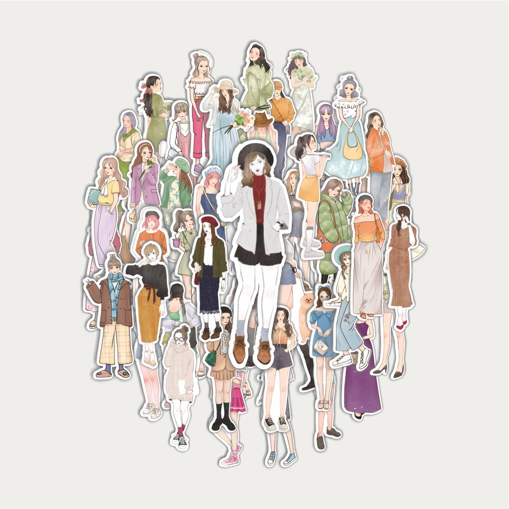 

Sticker Pack Stiker Karakter Mori Modern Girls 3 | Sticker TUMBLR | Stiker LAPTOP KOPER HELM