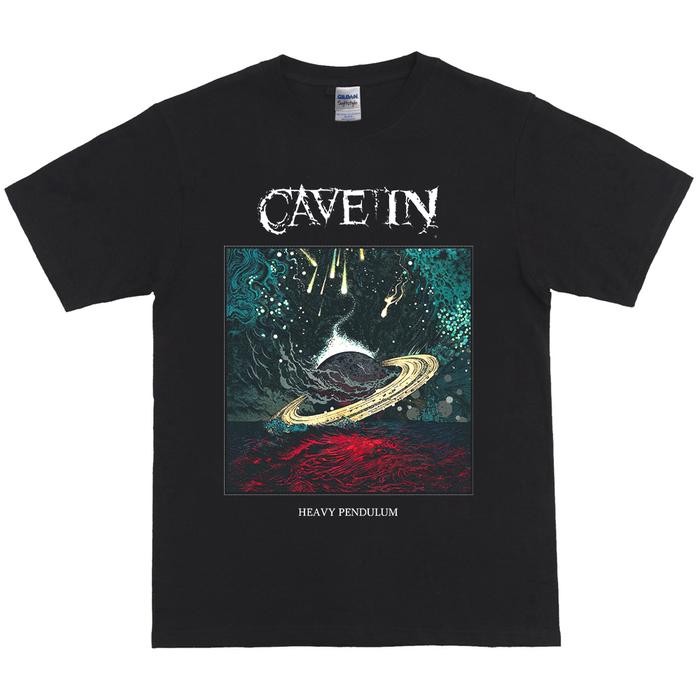 (COD) Kaos CAVE IN "heavy pendulum" T-shirt band merch by jamstick - Cotton 30's, S