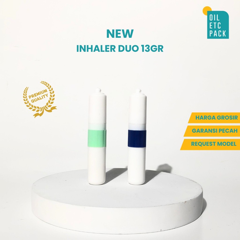 [NEW] Botol Inhaler DUO Kosong / Wadah Inhaler Aksesoris Travel