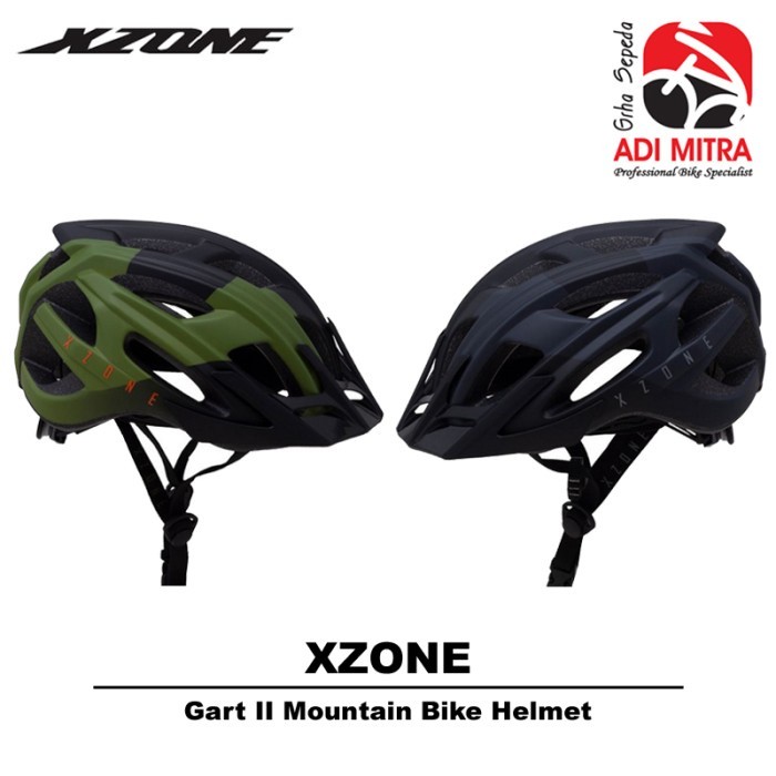 XZone Gart II Mountain Bike Helmet Helm Sepeda