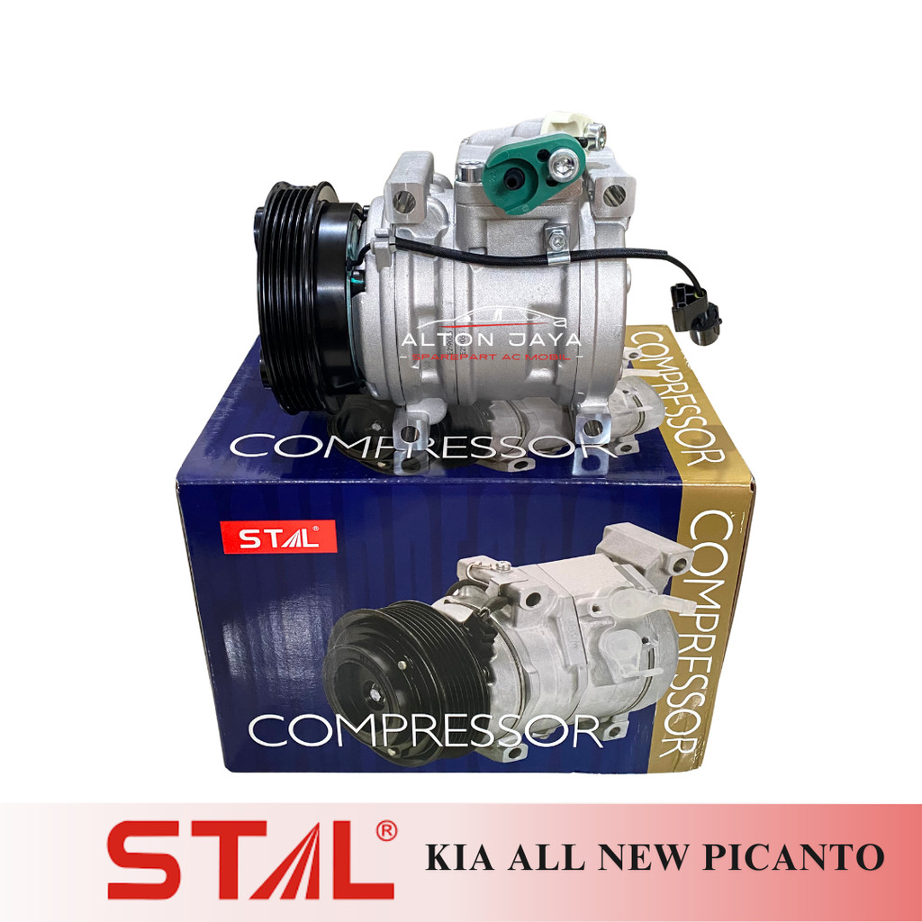 KOMPRESOR AC HYUNDAI I10 KIA ALL NEW PICANTO 2012 STAL JBA-1115