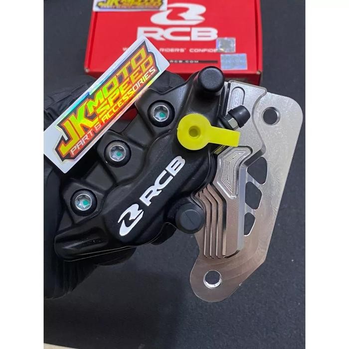 KALIPER CAKRAM DEPAN RCB S SERIES + BREKET 2 PISTON UK 260MM Motor JUPITER MX 135 JUPITER Z1 VEGA R 