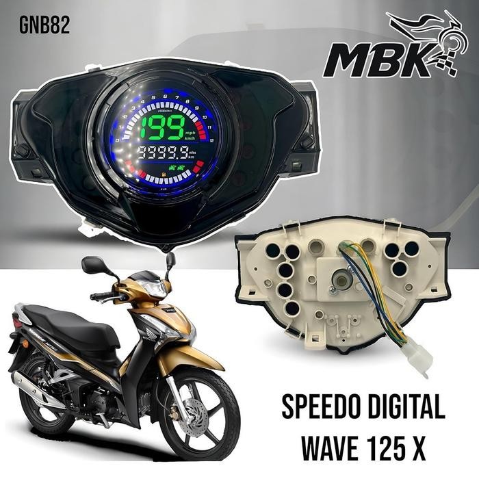 Speedometer Digital LED HONDA WAVE 125 X SUPRA 125 X