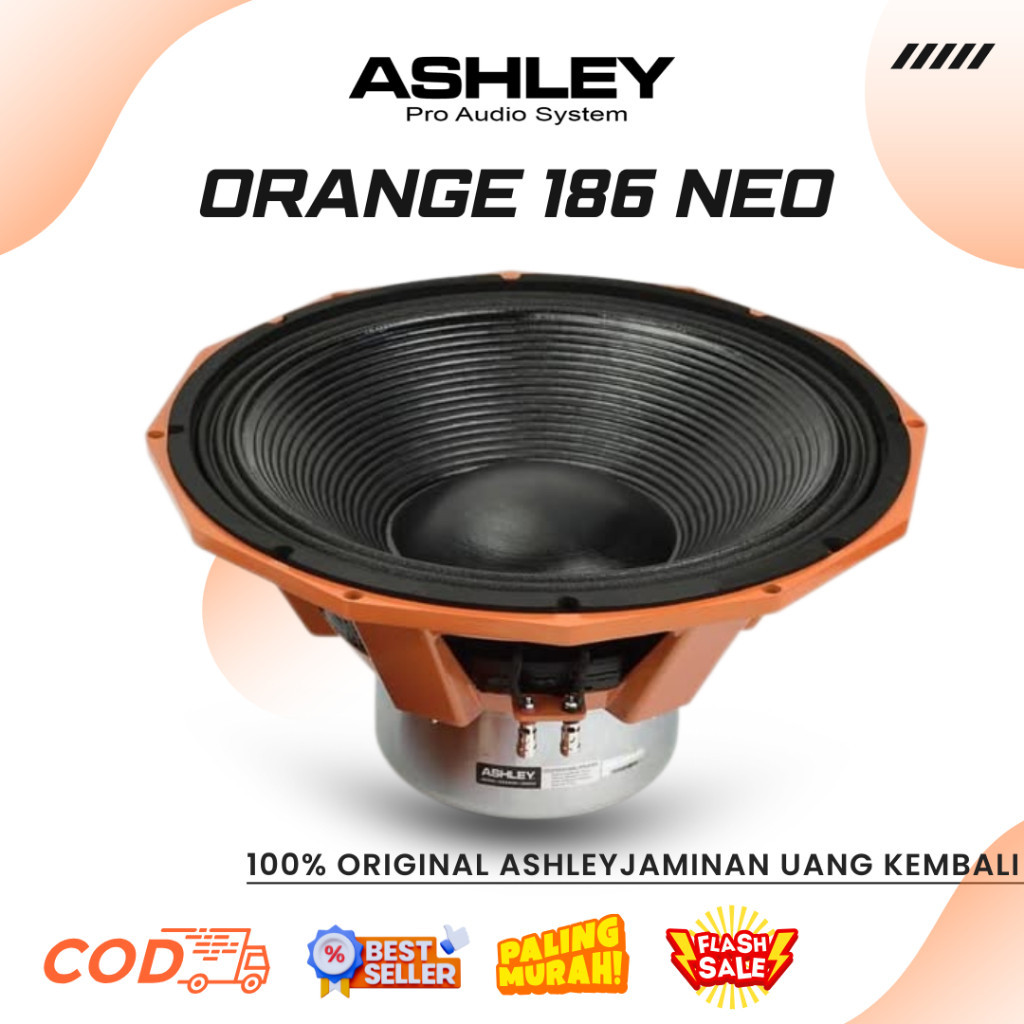 Speker Ashley Orange 186 Neo Magnet type Neodymium