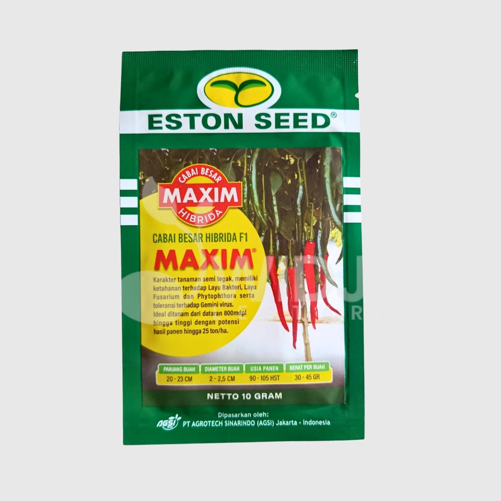 MAXIM 10gr - Cabai Merah Besar Original Eston Seed