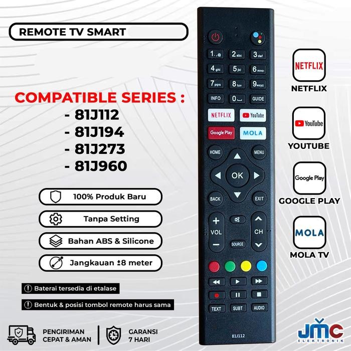 WP99 Voice Remote Remot TV Smart 81J112 81J194 81J273 81J960 - Remote With Voice