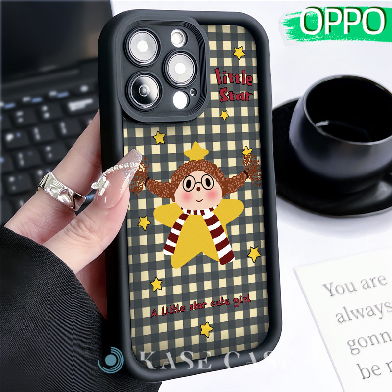 Lucu Little-girl Silicone SoftCase OPPO A18 A16 A15 A3s A5S A60 A17 A17K A54 A53 A12 A58 A31 A1K A77