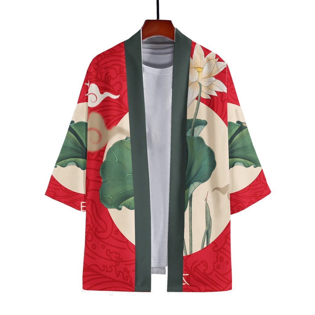 Kimono Haori Outer Blazer Jepang Pria Dan Wanita Batik Uisex Mewah Premium