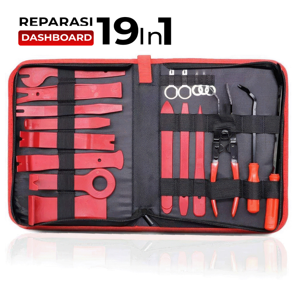 AutoEx Gear Store Dashboard Reparation Tool Kit 19 In 1 Alat Kit Reparasi Dasbor Mobil Berkualitas D