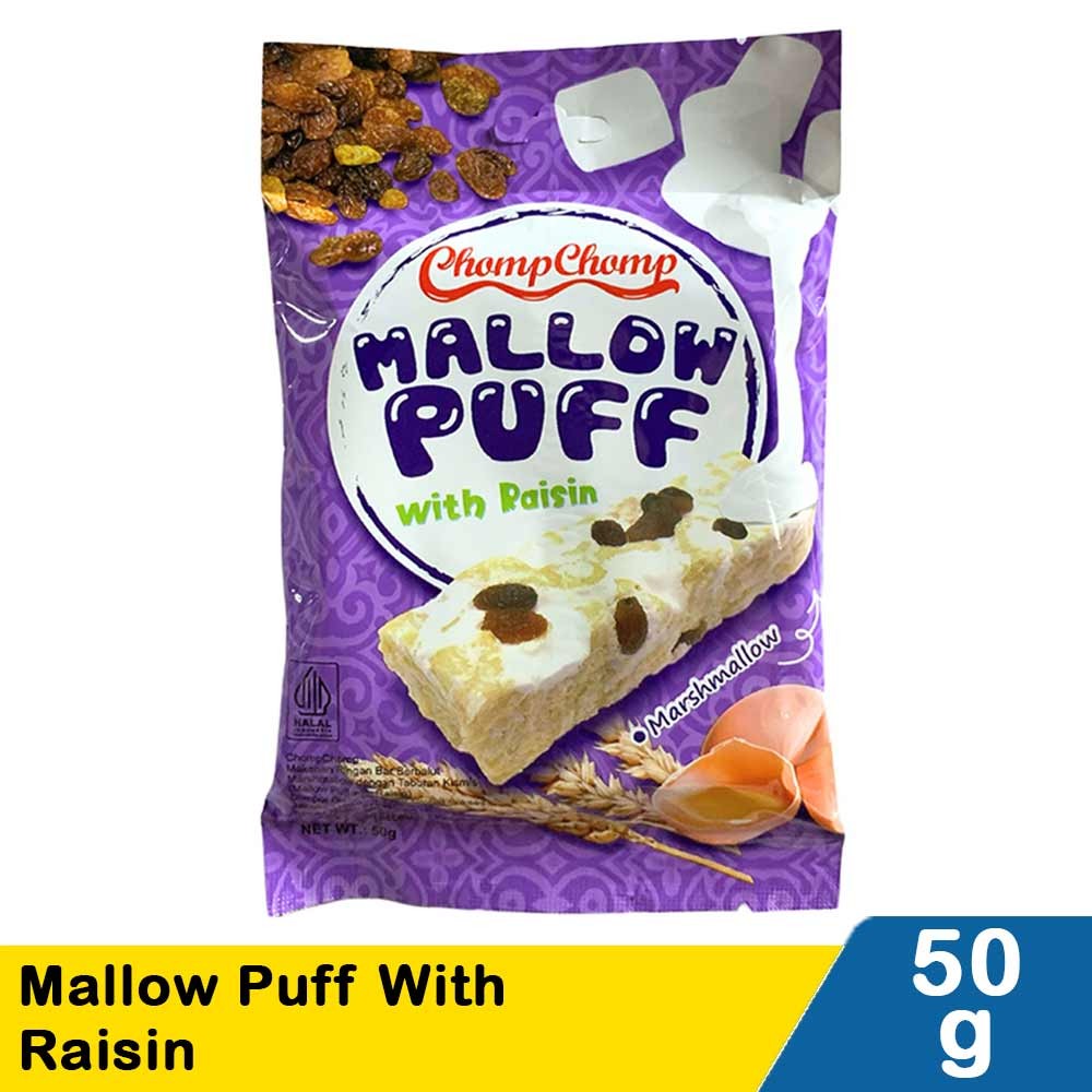 CHOMP CHOMP MALLOW PUFF WITH RAISIN 50g
