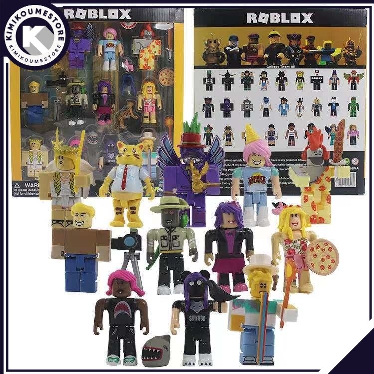 Figure ROBLOX Box Set isi 12 Mainan Anak Topper Kue
