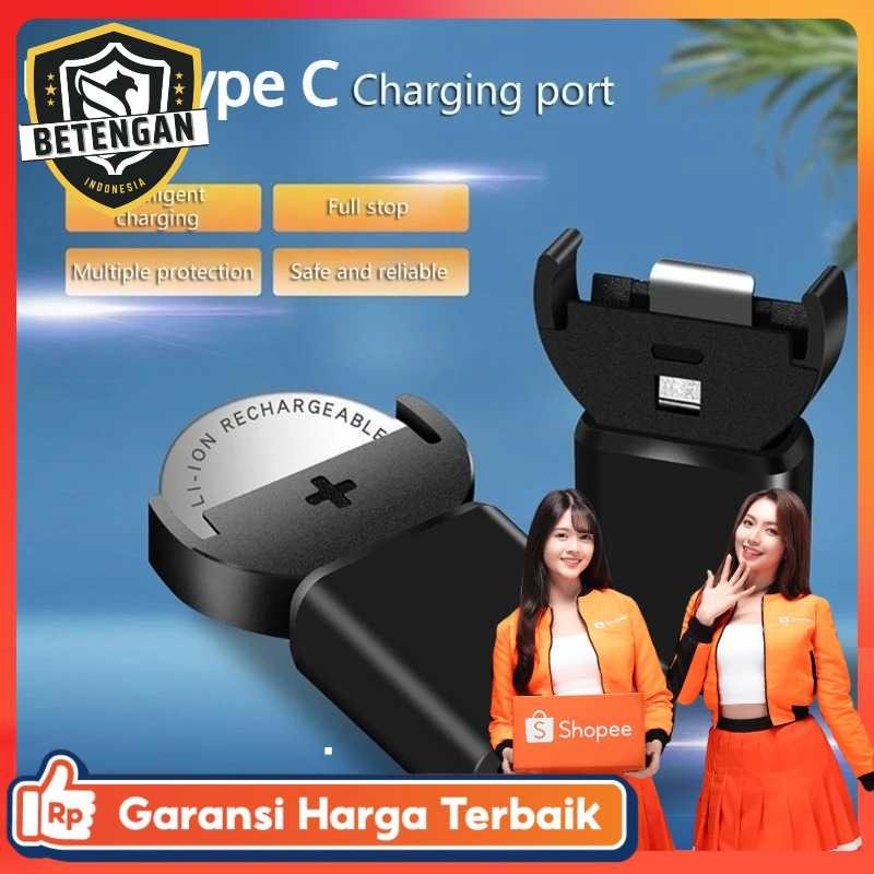 Bcase Charger Baterai Kancing Li-ion LIR2032 LIR1632 USB Type C - BC42