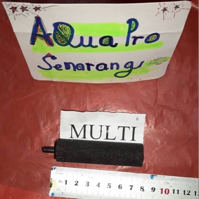 Batu Udara Aerator Airstone Tabung Multi L7,5 7,5cm