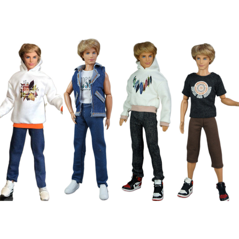 1/6 BJD 30CM Anime Doll Male KEN Doll Clothes Fashion Causal Suit Clothes Accessories DIY Toys Gifts