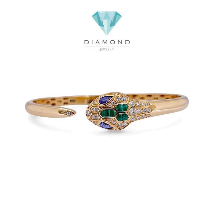 Ulo Serpenti Seduttori Bracelet 18K /Gelang Ulo Serpenti Seduttori 18K / Diamond Jewelry 24GBD35950R