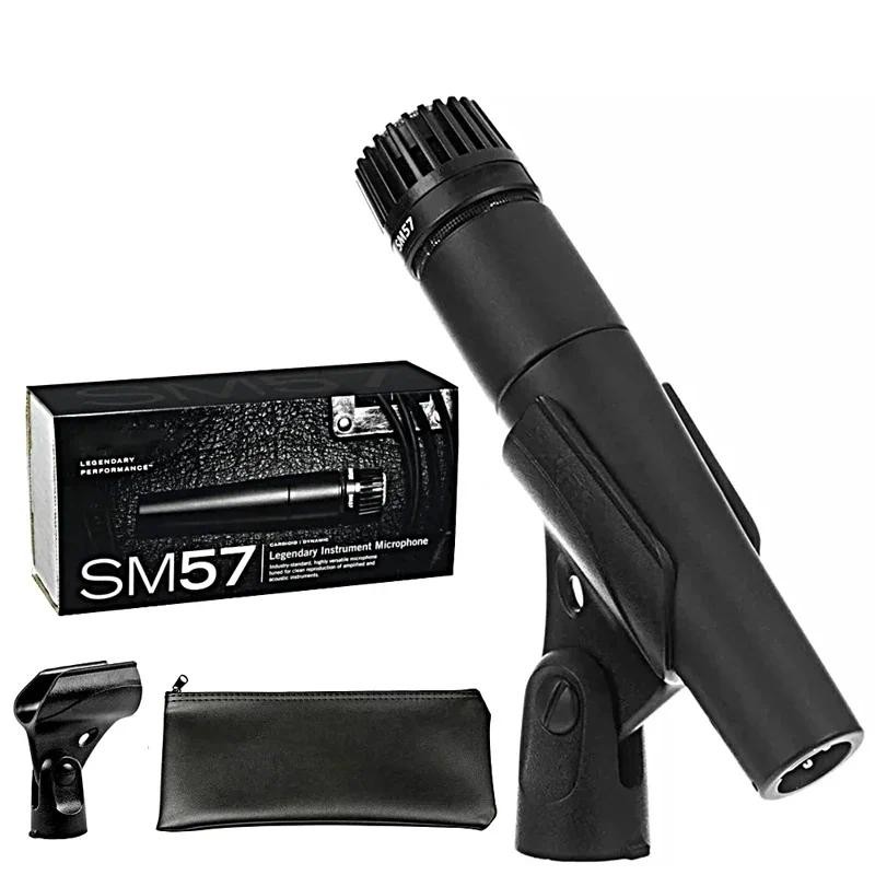 Metal SM57 Cardioid Dynamic Microphone For Stage Singing Professional Wired Microphone for Shure Kar