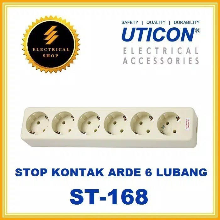 Stop kontak uticon 6lubang