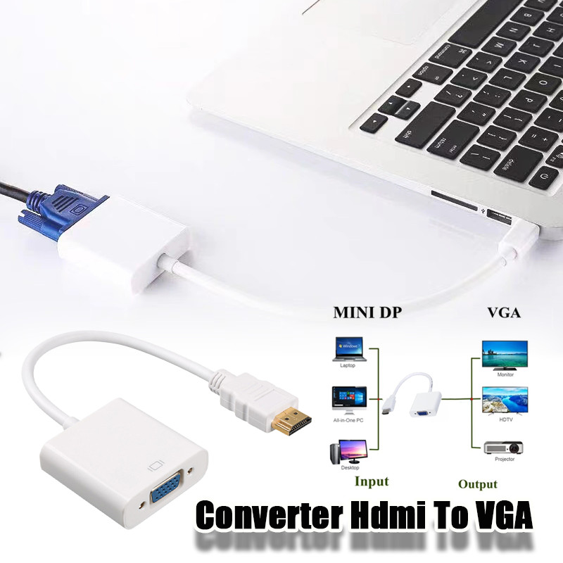 Converter Hdmi To VGA/Konektor HDMI To VGA/Kabel HDMI to VGA