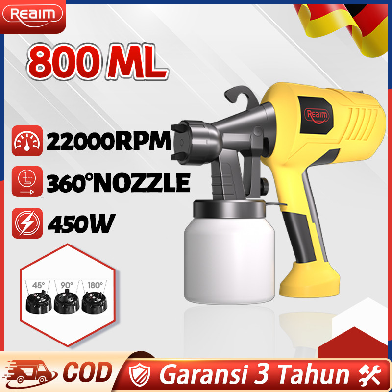 PRADHIP_IDREAIM 450W 800ML Pistol Semprot Listrik Electric Mesin Cat Semprot Listrik Jual Sprayer El