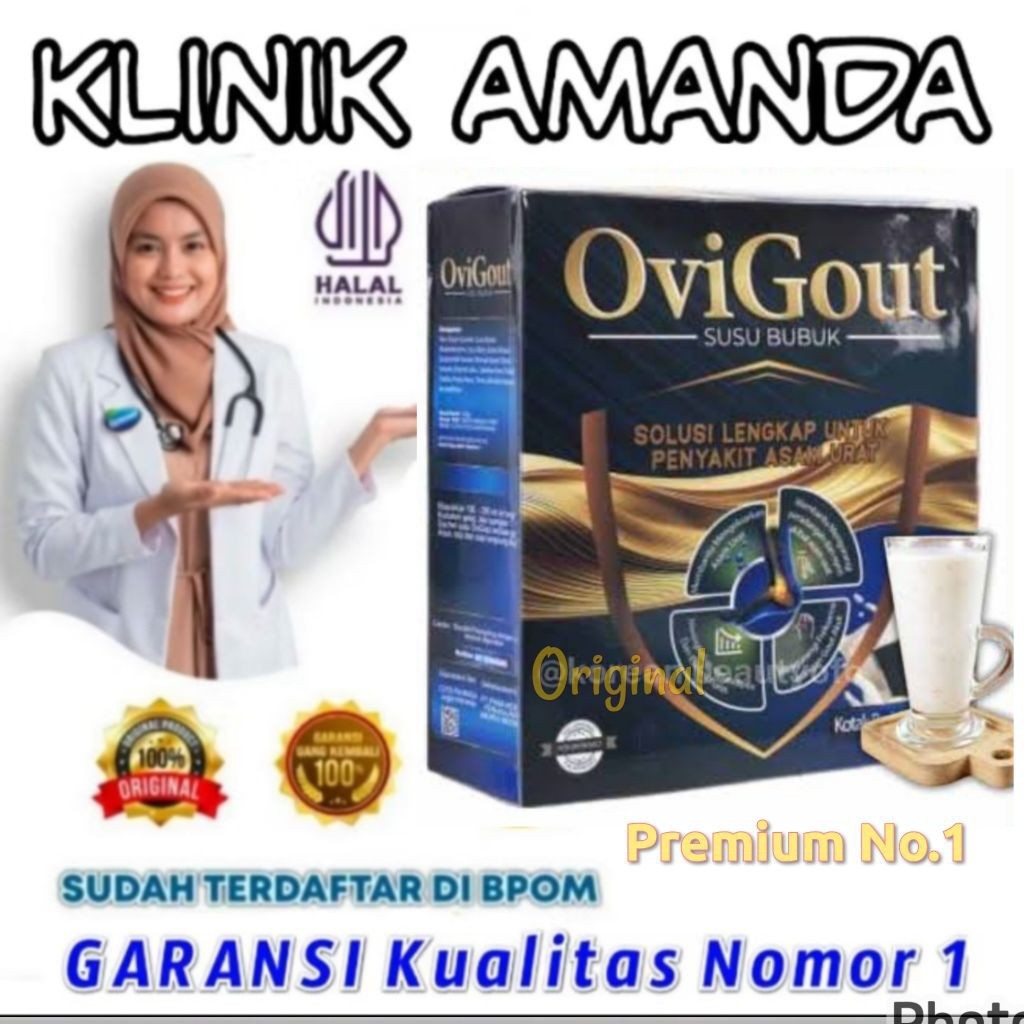 OVIGOUT SUSU ASAM URAT HERBALIFE ORIGINAL 100% HERBAL KOLESTEROL DIBETES KENCING MANIS JANTUNG STRUK