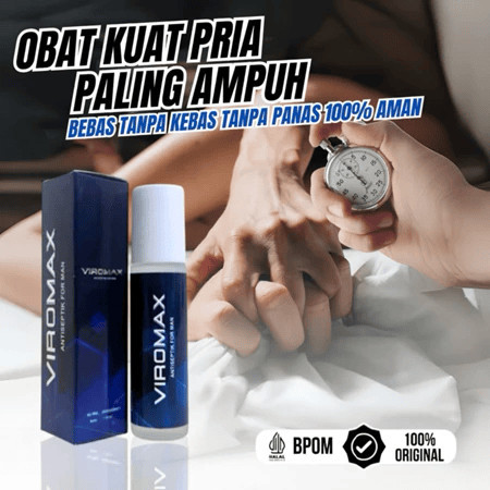 VIROMAX ASLI MINYAK OLES TAHAN LAMA UNTUK PRIA OBAT KUAT ORIGINAL TANPA EFEK SAMPING BISA COD