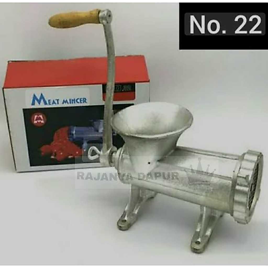 Gilingan daging No 22 Besi cor tebal baja Gilingan bumbu - kabuto - Gilingan daging serbaguna no 22 