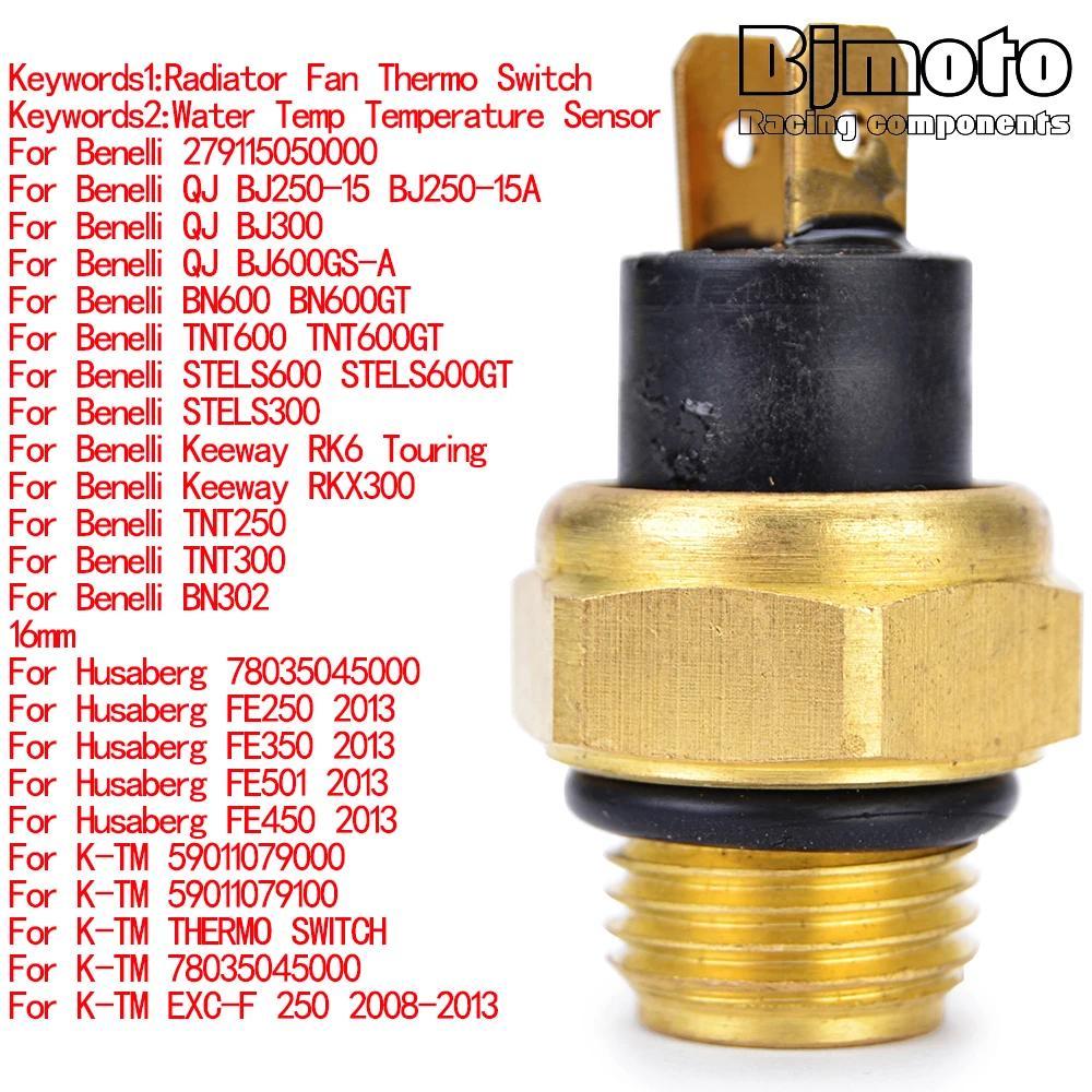 BJ 300 Motorcycle Water Temp Temperature Sensor For Benelli 279115050000 QJ BJ250-15 BJ250-15A BJ300