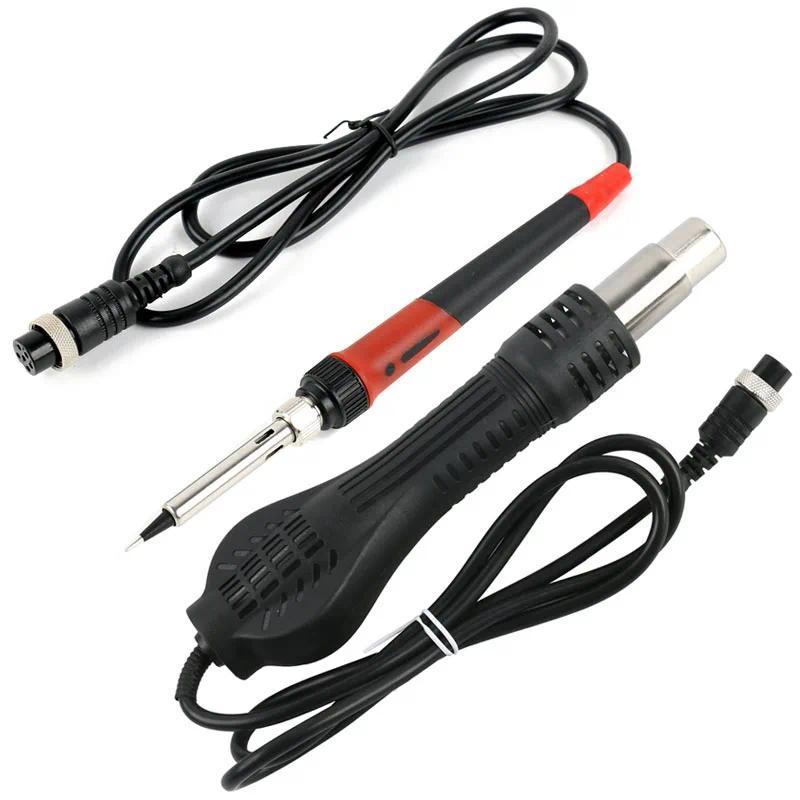 8586D/8582D Rework Solder Station Accessories Replacement Soldering Iron Handle Hot Air  handle Heat