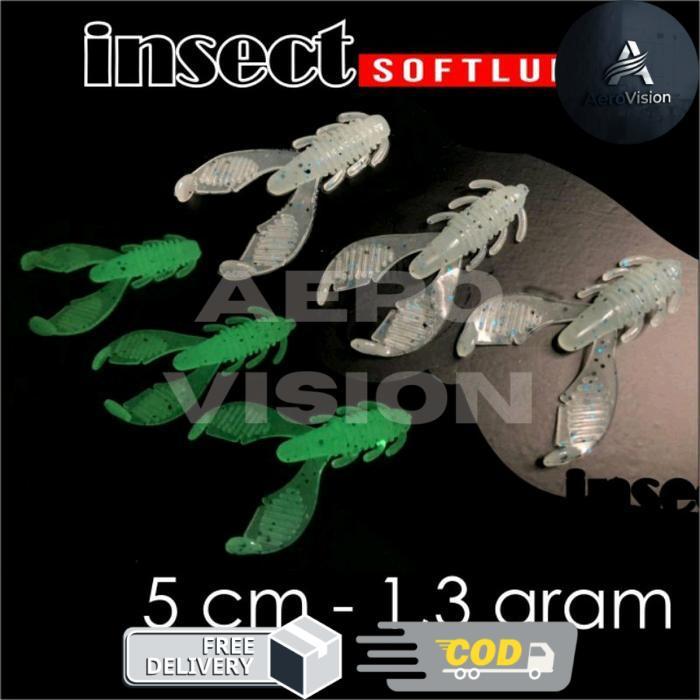 Softlure Serangga 5Cm Umpan Casting UL - -, -