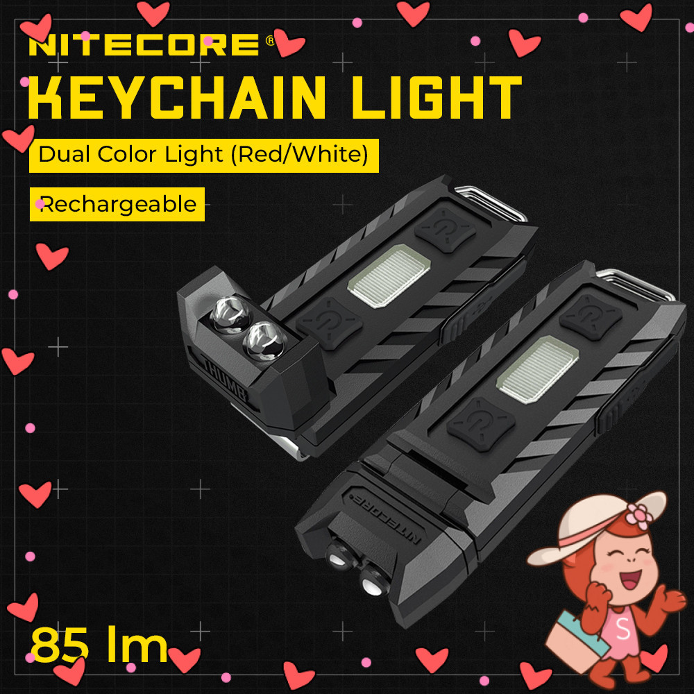 NITECORE Dual Color LED USB Rechargeable Keychain Light - THUMB