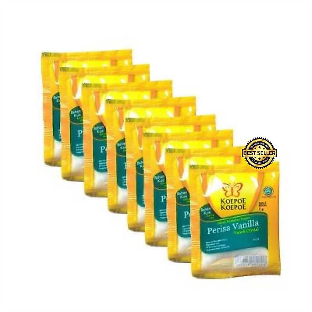 Koepoe - Koepoe Perisa Vanilla / Vanely Crystal 2gr /(Per Sachet 2 GR) KOEPOE VANILI vanila vanilla 