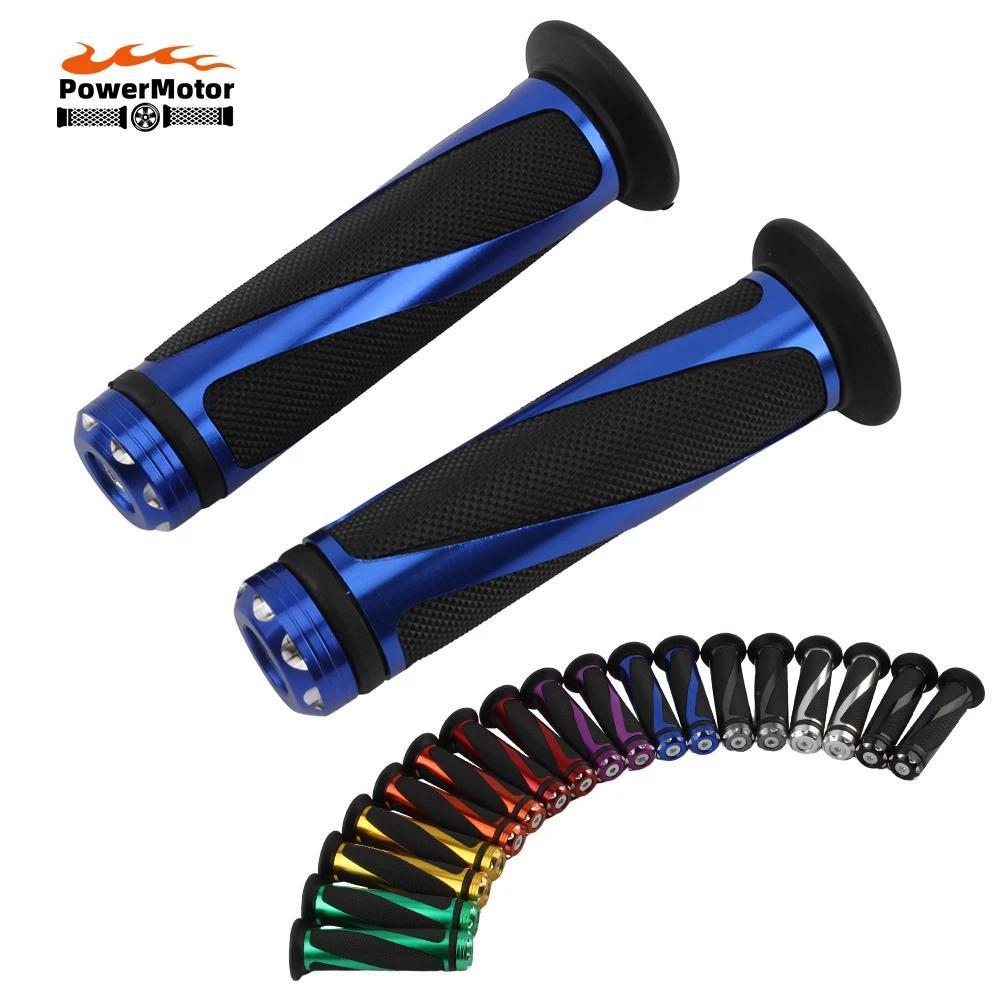 24 Grip Motor Universal 22mm CNC untuk Kawasaki Honda Yamaha Suzuki Benelli Ducati Skuter Ebike Sepe
