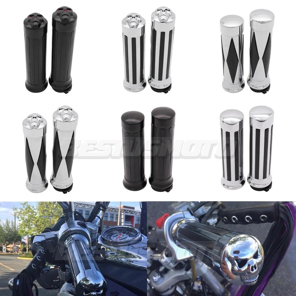 Pegangan Setang Sepeda Motor 7/8'' 22mm & 1" 25mm Untuk Harley Honda Kawasaki Suzuki Yamaha Bikes Cr