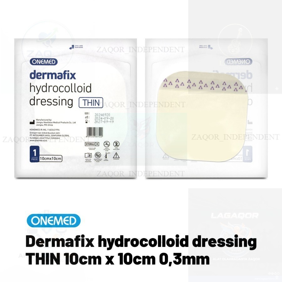 nemed | Dermafix Hydrocolloid Dressing Thin 0.3 mm | Hydrocolloid Foam Dressing