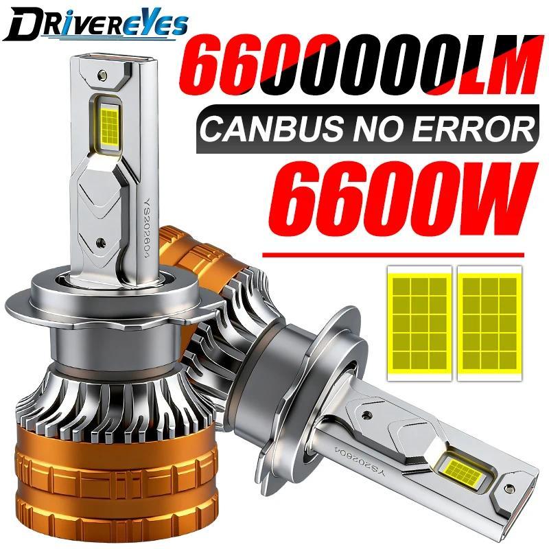 6600W H4 H7 H11 LED CANbus Error Free K5C K6C Plus H1 H8 9005 9006 HB3 HB4 Led Headlight Turbo Auto 