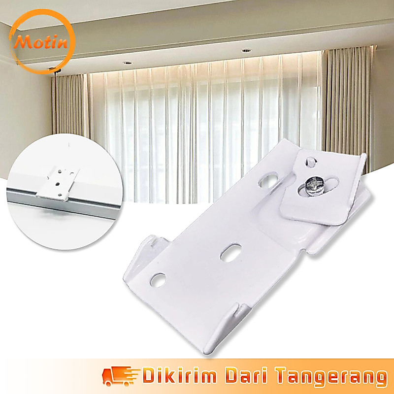 10Pcs/Set Bracket Plafon Batang Gorden Lengkung Aksesori Pemasangan
