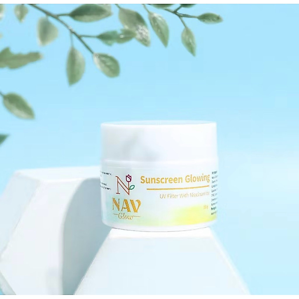Sunscreen glowing NAV GLOW bpom