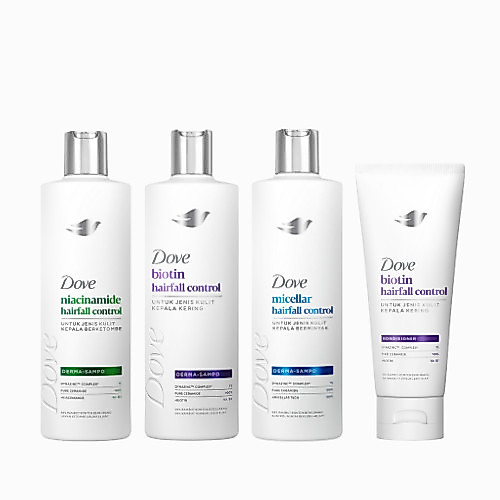 Dove Biotin Hairfall Control | Biotin Conditioner 135ml | Biotin Shampoo 155ml | Shampoo Micellar 15