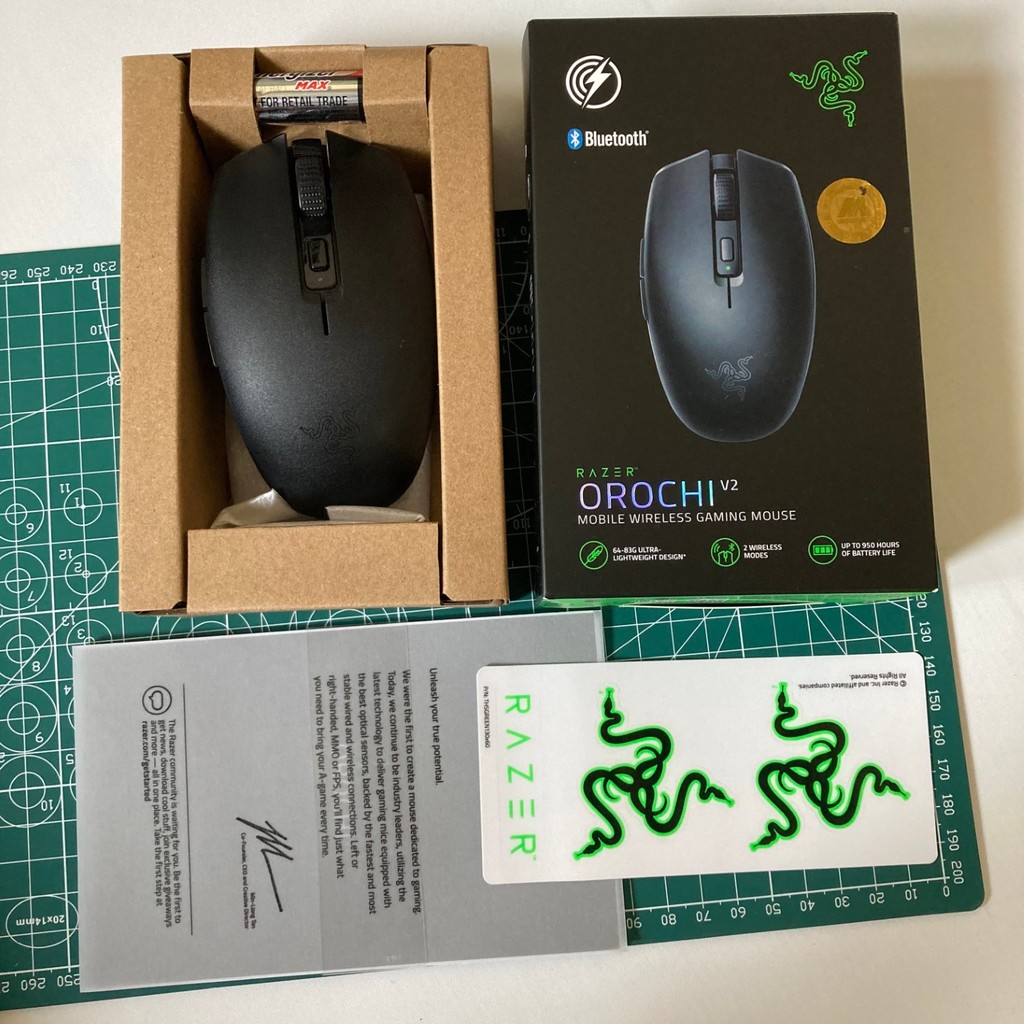Razer Orochi V2 Mouse Gaming Wireless Second/Preloved - Black