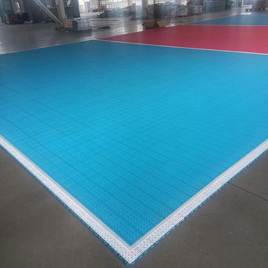 Interlocking Volleyball Mats Plastic Volleyball Standard Size Court Flooring
