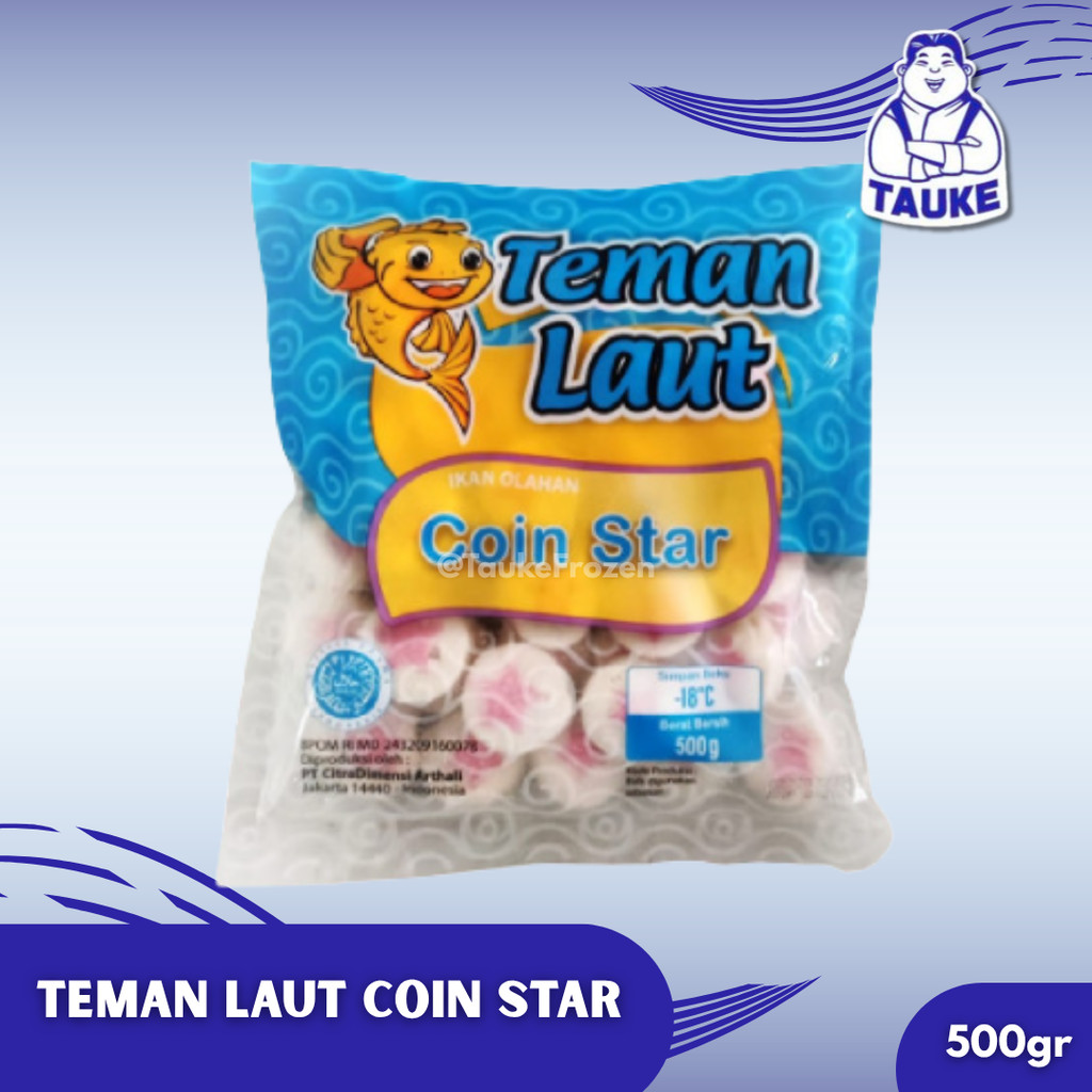 Teman Laut Coin Star / Bentuk Koin Bintang 500gr