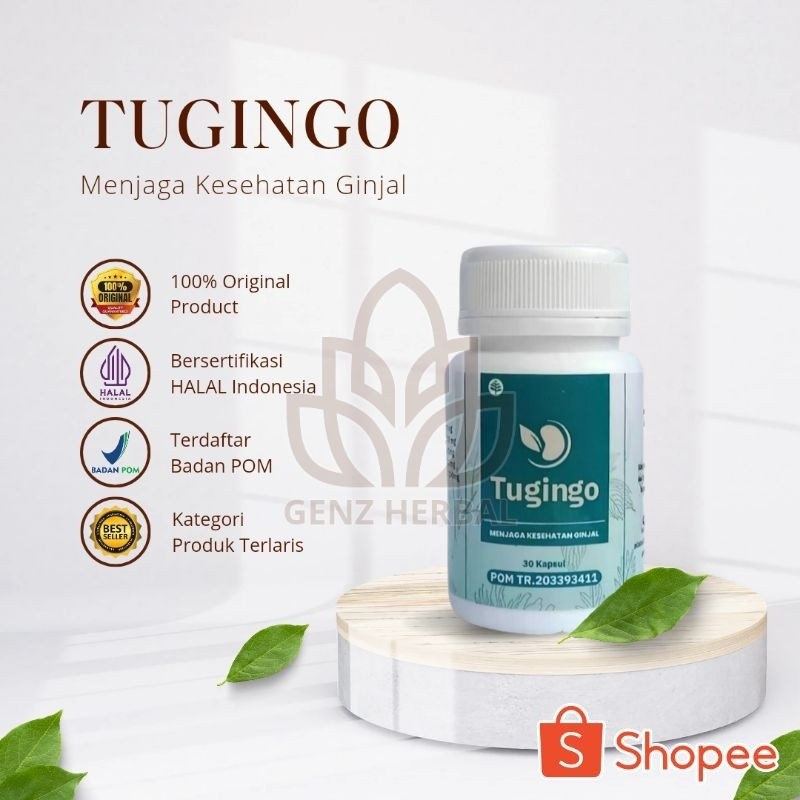 BM - TUGINGO Obat Herbal Untuk Menjaga Kesehatan Ginjal Tugingo Asli Original BPOM