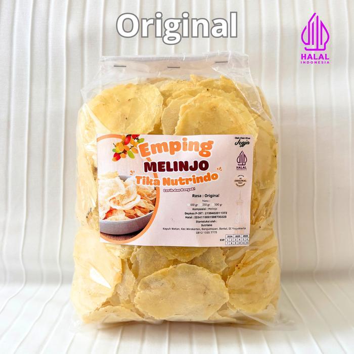 Aneka Rasa Emping Melinjo Super Tika Nutrindo - Emping Mentah Gurih & Renyah - Emping Asli Yogyakart