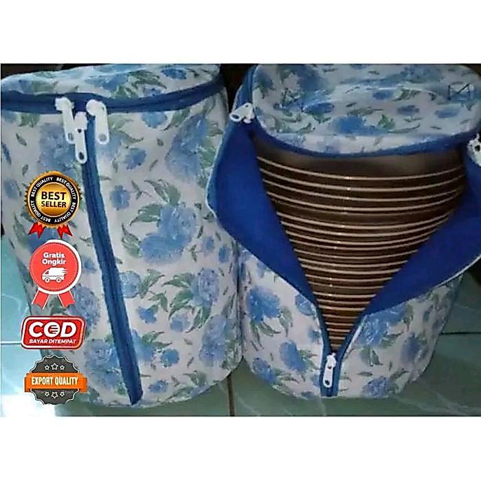 Tas piring dm 26cm Tas piring anti debu Tas piring jumbo Tas piring rotan Kain