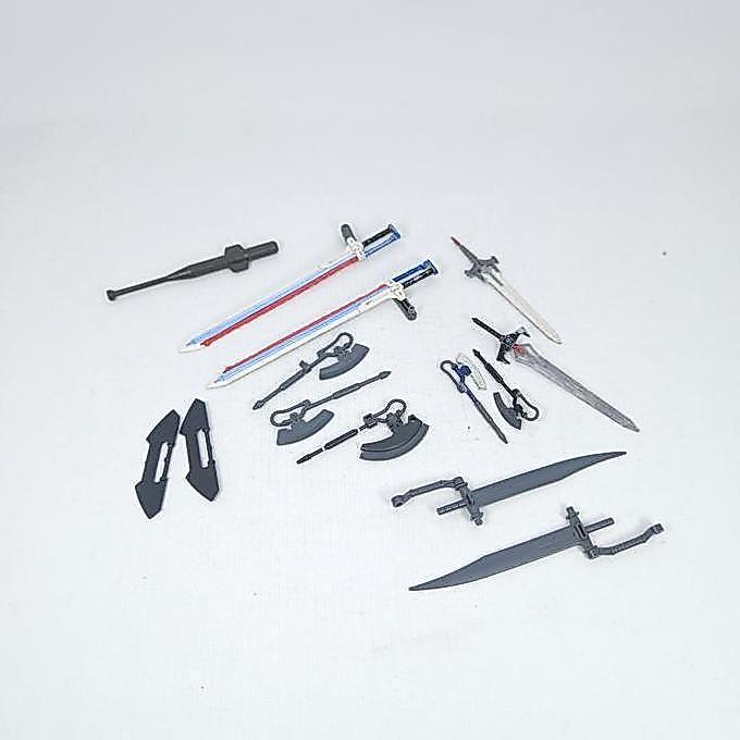 gundam weapon 3 HG 1/144 oo zaku impulse heat axe mace long sword dll bandai